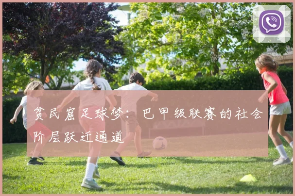 贫民窟足球梦：巴甲级联赛的社会阶层跃迁通道